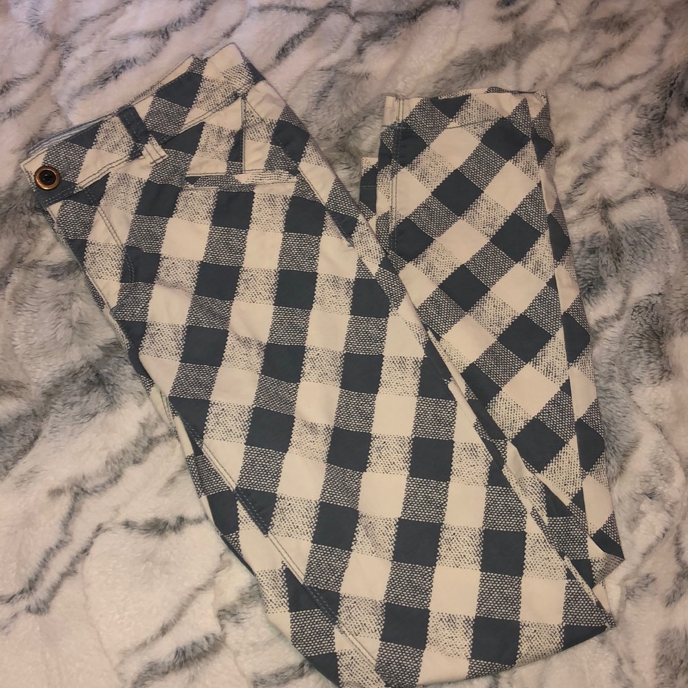Anthropologie plaid pants